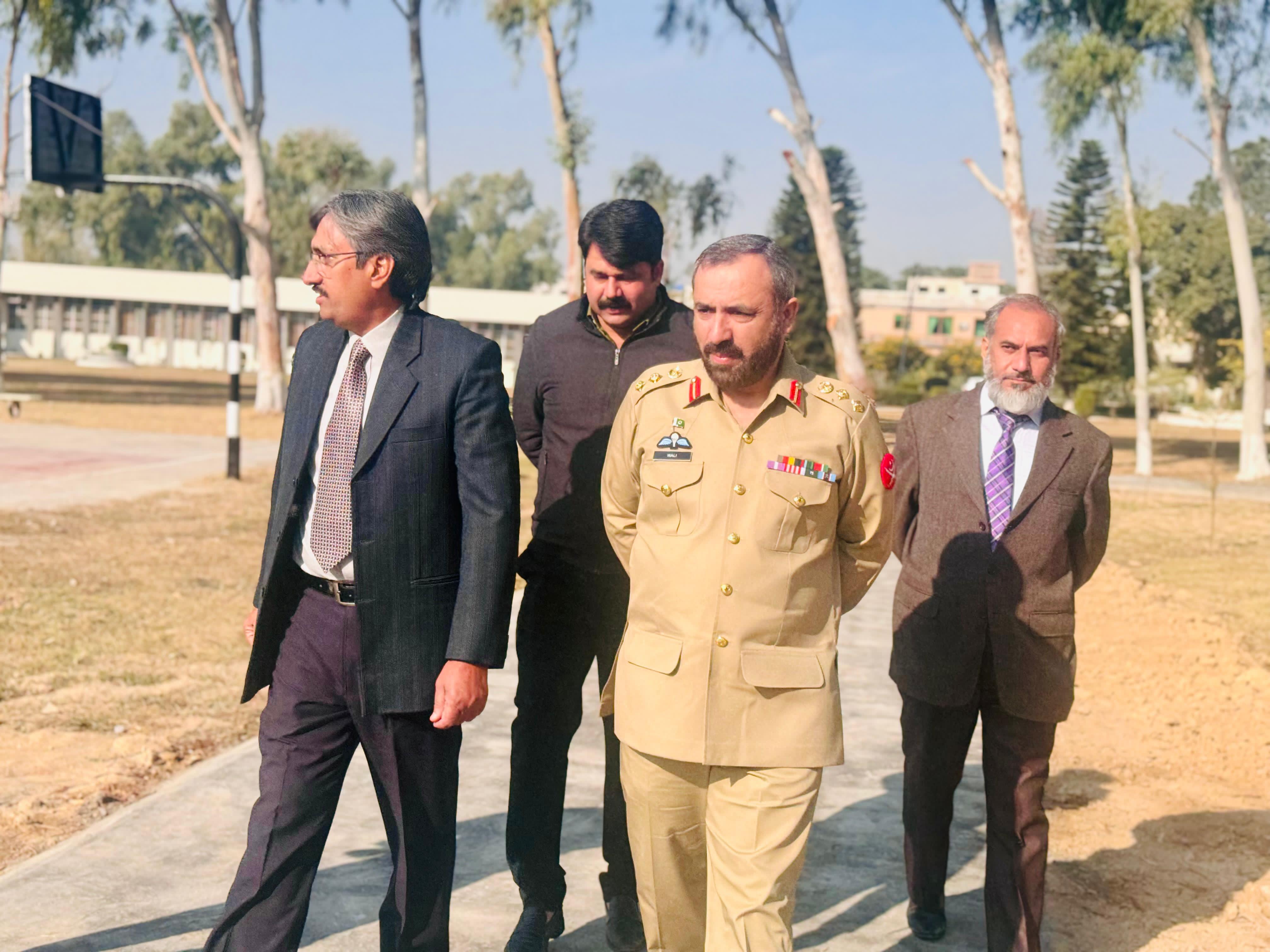 Inspection by Army Officials